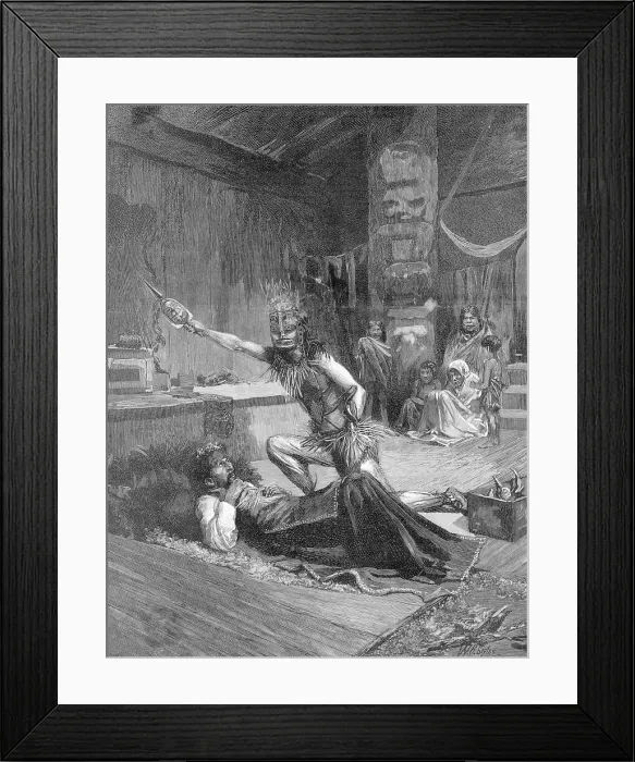 Framed Print : Alaska Medicine Man And His Incantations Framed Print : Alaska Medicine Man And His Incantations