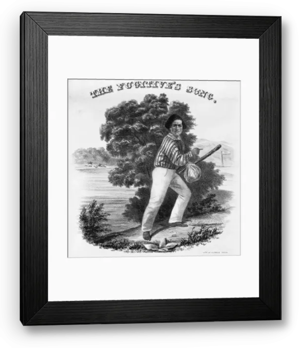 Framed Print : Frederick Douglass Fugitive Song Framed Print : Frederick Douglass Fugitive Song