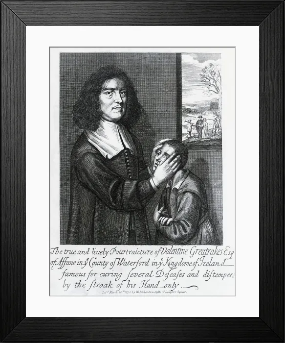 Framed Print : Illustration Of Faith Healer Framed Print : Illustration Of Faith Healer
