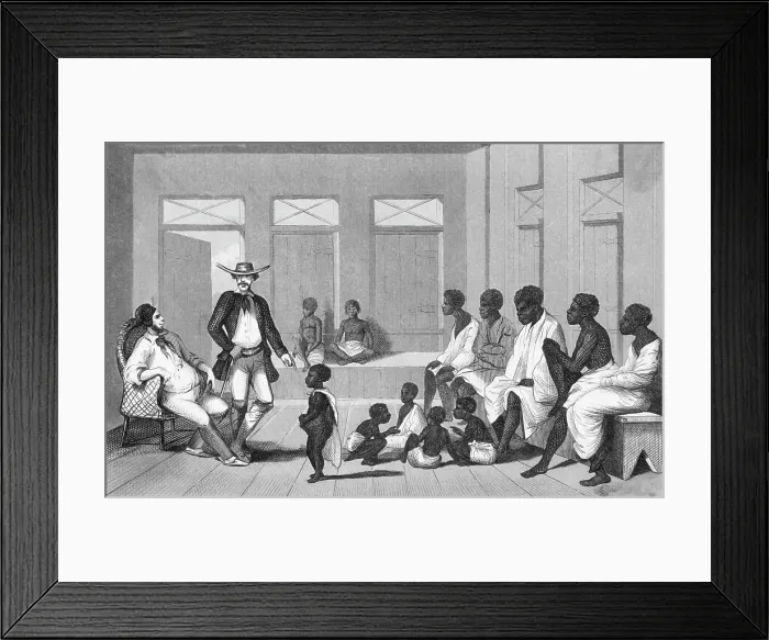 Framed Print : The Brazilian Slave Trade Framed Print : The Brazilian Slave Trade
