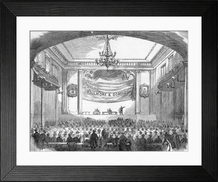 Framed Print : National Convention Of National Party Framed Print : National Convention Of National Party