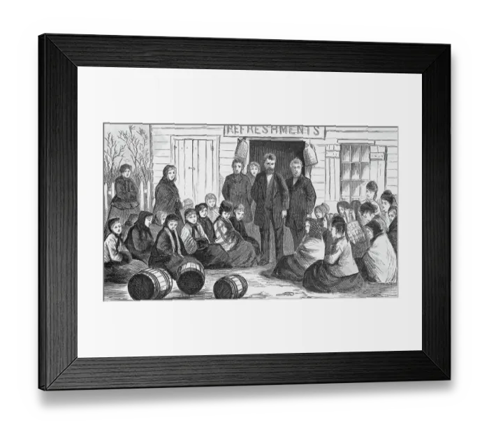 Framed Print : Saloon Keeper'S Surrender To The Ladies Framed Print : Saloon Keeper'S Surrender To The Ladies
