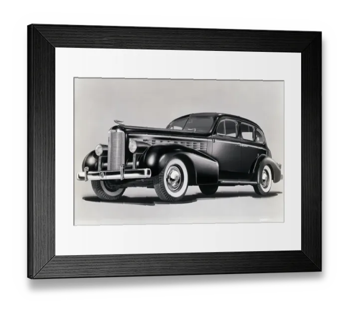 Framed Print : Side And Front Of 1937 La Salle Framed Print : Side And Front Of 1937 La Salle