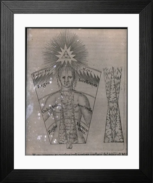 Framed Print : Illus.;Body In Circle Reperesenting Univ Framed Print : Illus.;Body In Circle Reperesenting Univ