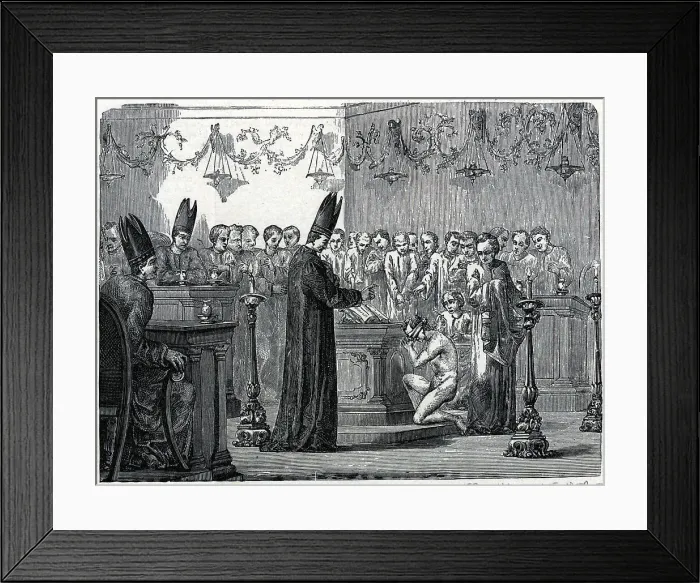 Framed Print : Boy On His Knees Baptism Mormon Framed Print : Boy On His Knees Baptism Mormon