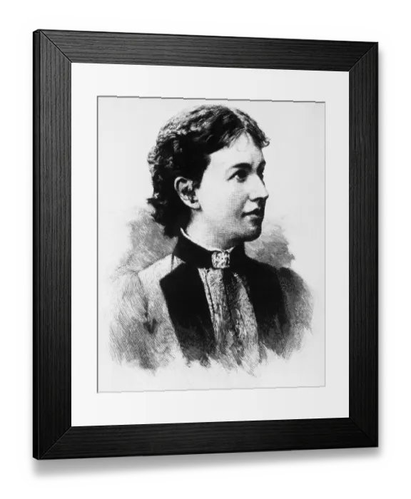 Framed Print : Head & Shoulder Photo Of S.Kiovalevsky Framed Print : Head & Shoulder Photo Of S.Kiovalevsky