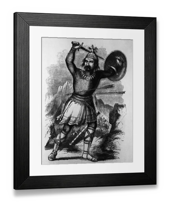 Framed Print : Engraving of Mongol Conqueror Genghis Khan Framed Print : Engraving of Mongol Conqueror Genghis Khan