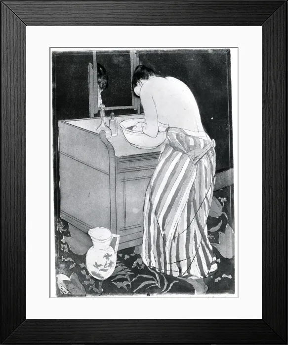 Framed Print : Woman Washing Hands by Mary Cassatt Framed Print : Woman Washing Hands by Mary Cassatt