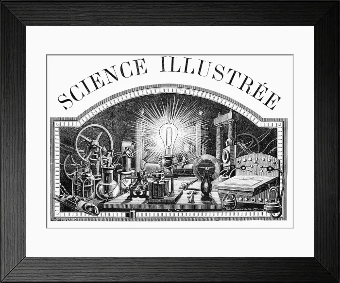 Framed Print : Electrical Set Up Light Bulb Illustratio Framed Print : Electrical Set Up Light Bulb Illustratio