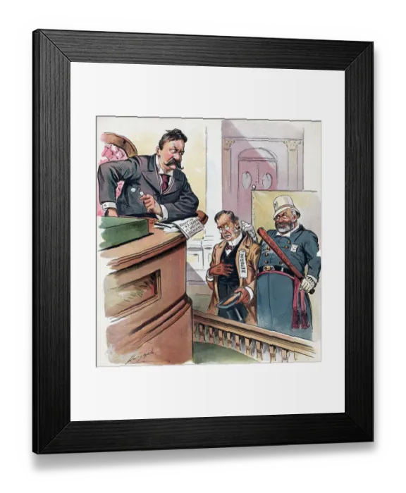 Framed Print : A New Crime, Depicting a Habitual Reformer Political Cartoon Framed Print : A New Crime, Depicting a Habitual Reformer Political Cartoon