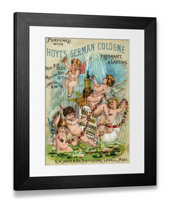 Framed Print : Cherubs Surrounding Bottle Of Cologne Framed Print : Cherubs Surrounding Bottle Of Cologne