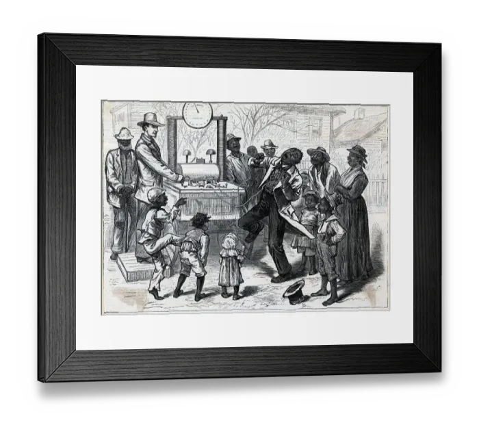 Framed Print : Illust.; African Ams And Electricity Framed Print : Illust.; African Ams And Electricity