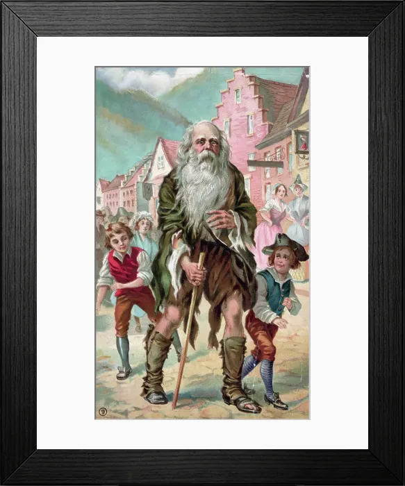 Framed Print : Illustraton of Rip Van Winkle Framed Print : Illustraton of Rip Van Winkle