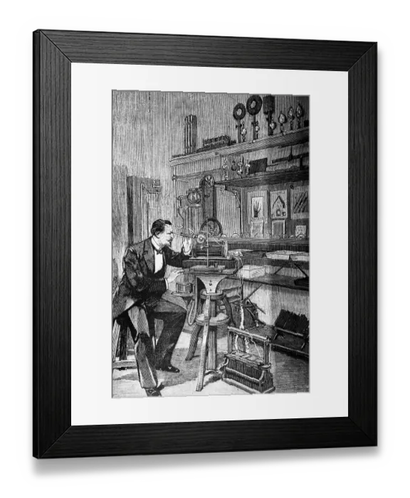 Framed Print : Scientist Looks Into Instrument Eyepiece Framed Print : Scientist Looks Into Instrument Eyepiece