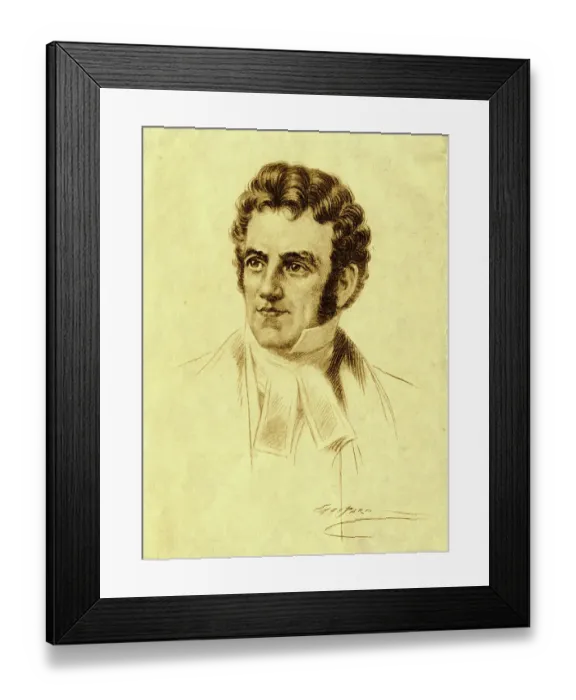 Framed Print : Portrait Of Educationist Thomas Arnold Framed Print : Portrait Of Educationist Thomas Arnold