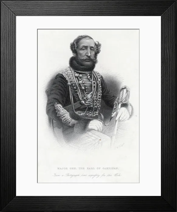 Framed Print : Engraving Of James Thomas Brudenell Framed Print : Engraving Of James Thomas Brudenell