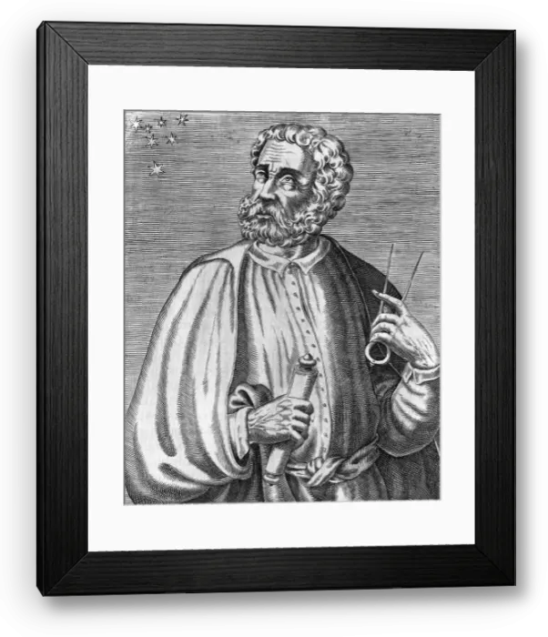 Framed Print : Engraved Portrait Of Ferdinand Magellan Framed Print : Engraved Portrait Of Ferdinand Magellan