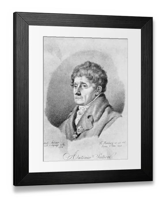 Framed Print : Portrait Of Antonio Salieri Framed Print : Portrait Of Antonio Salieri