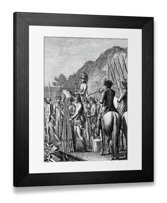 Framed Print : Surrender Of Lord Cornwallis At Yorktown Framed Print : Surrender Of Lord Cornwallis At Yorktown