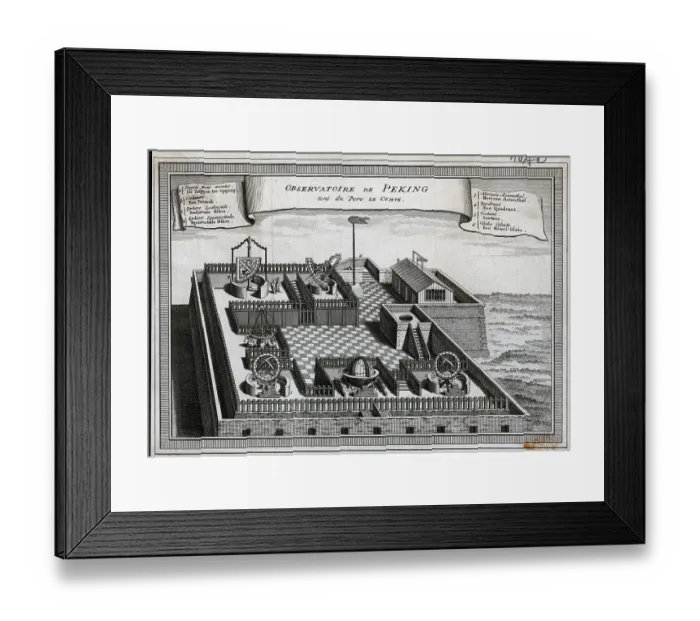 Framed Print : Astronomical Observatory In Peking