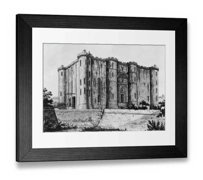 Framed Print : Bastille During The French Revolution Framed Print : Bastille During The French Revolution