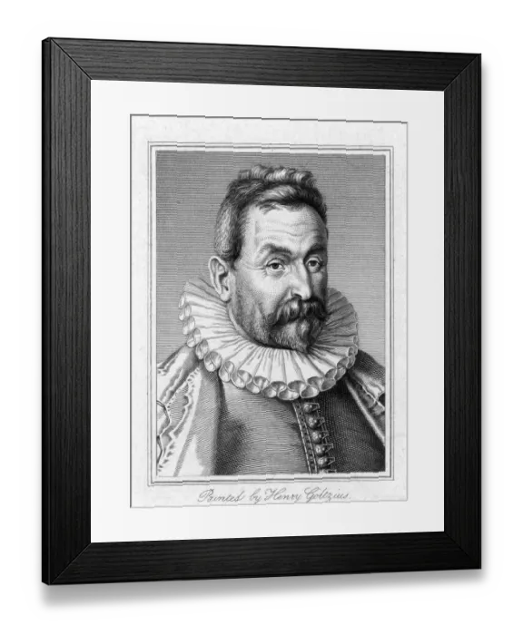 Framed Print : Engraving after a Painting of John Nicot by Hendrick Goltzius Framed Print : Engraving after a Painting of John Nicot by Hendrick Goltzius