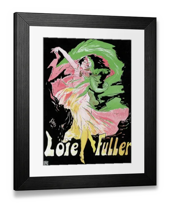 Framed Print : Loie Fuller Poster