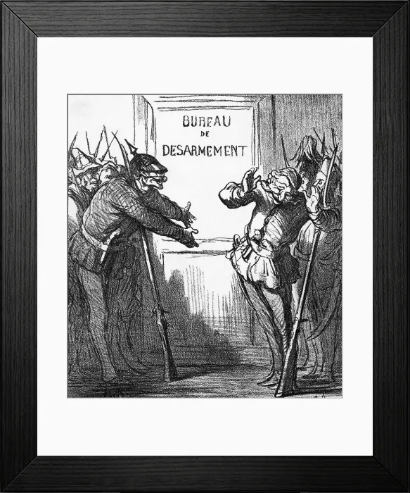 Framed Print : Illustration Of Bureau Of Disarmament Framed Print : Illustration Of Bureau Of Disarmament
