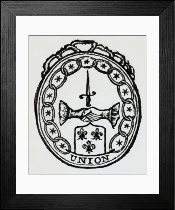 Framed Print : Clasped Hands Symbol Of American Revolut Framed Print : Clasped Hands Symbol Of American Revolut