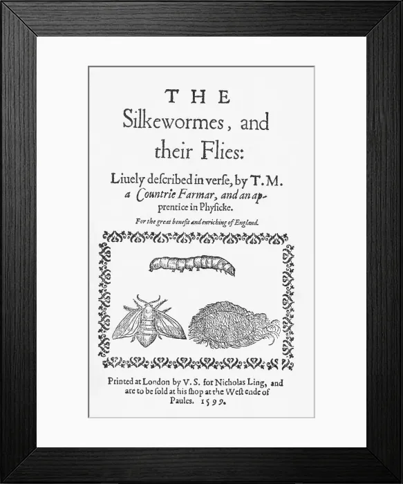 Framed Print : Title Page Thomas Moffat Book Framed Print : Title Page Thomas Moffat Book