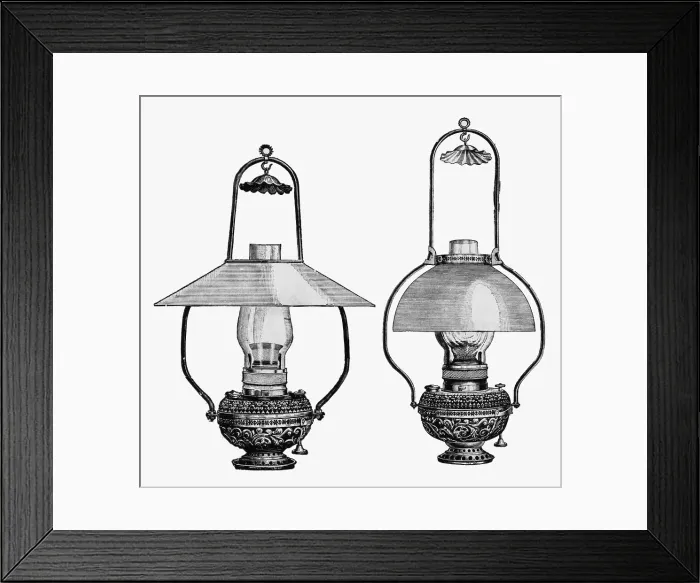 Framed Print : Kerosene Lamp Framed Print : Kerosene Lamp