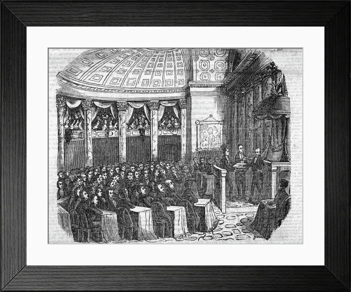 Framed Print : Inauguration Of Martin Van Buren Framed Print : Inauguration Of Martin Van Buren