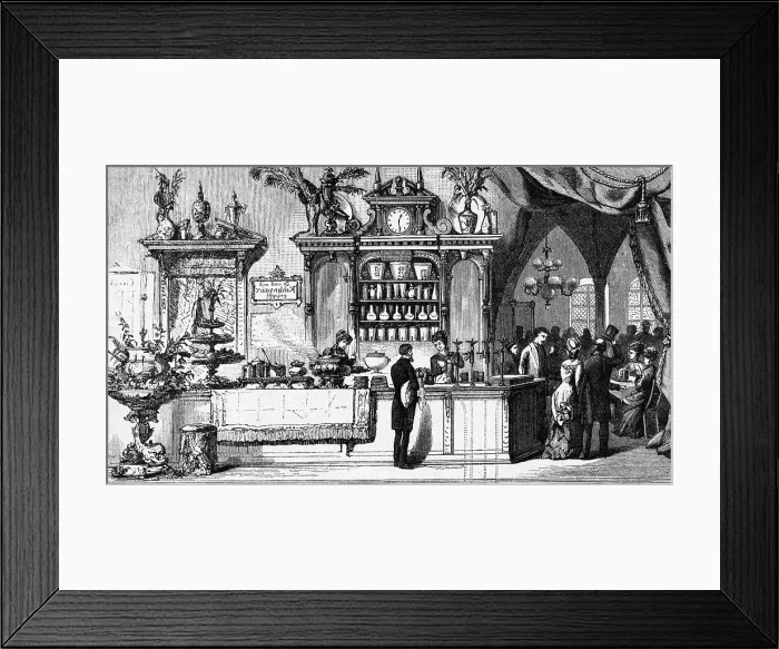 Framed Print : Interior Of Victorian Restaurant Framed Print : Interior Of Victorian Restaurant