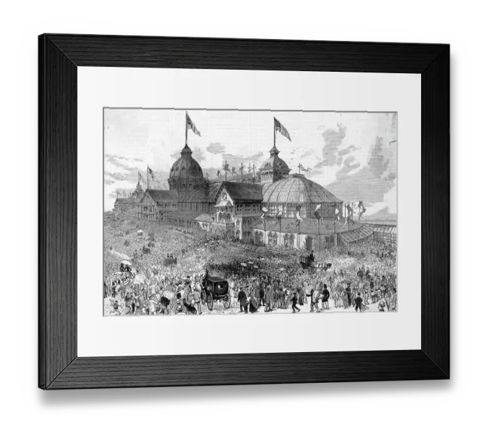 Framed Print : Republican Convention; Exposition Buildi