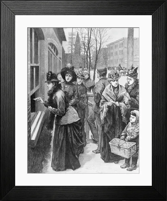 Framed Print : Woman Suffrage In Wyoming Framed Print : Woman Suffrage In Wyoming