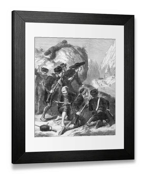 Framed Print : A Carlist Ambuscade In Spanish Civil War Framed Print : A Carlist Ambuscade In Spanish Civil War