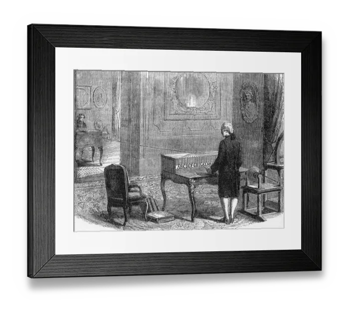 Framed Print : Illust.; The First Telegraph Framed Print : Illust.; The First Telegraph