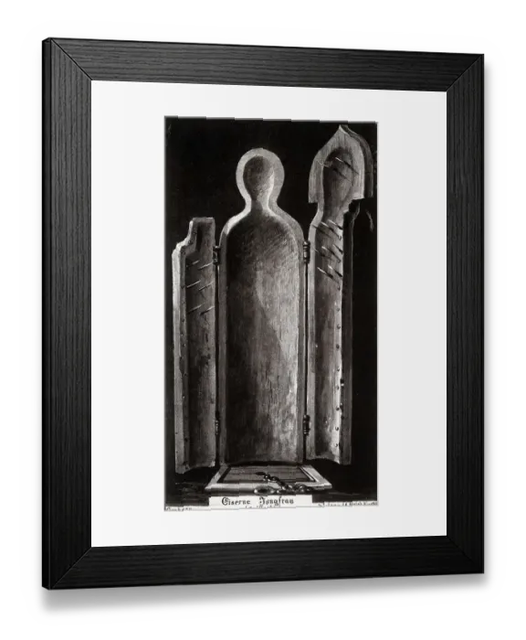 Framed Print : Illustration Of Iron Maiden