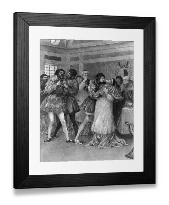 Framed Print : Poisoning Of Pope Alexander, Son Cesare Framed Print : Poisoning Of Pope Alexander, Son Cesare