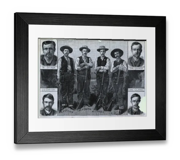 Framed Print : Canon Diablo Train Robbers And Captors Framed Print : Canon Diablo Train Robbers And Captors
