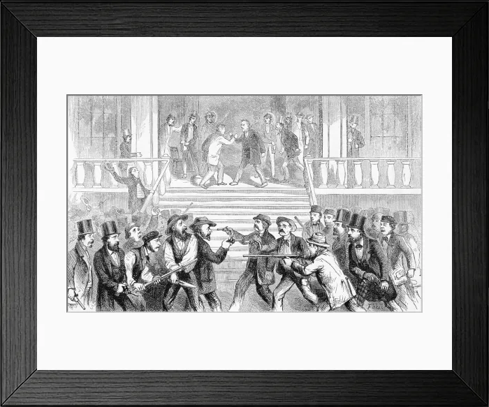 Framed Print : Peace Convention At Fort Scott Framed Print : Peace Convention At Fort Scott