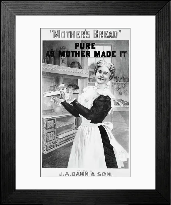 Framed Print : Advertisement For Brooklyn Baker Framed Print : Advertisement For Brooklyn Baker