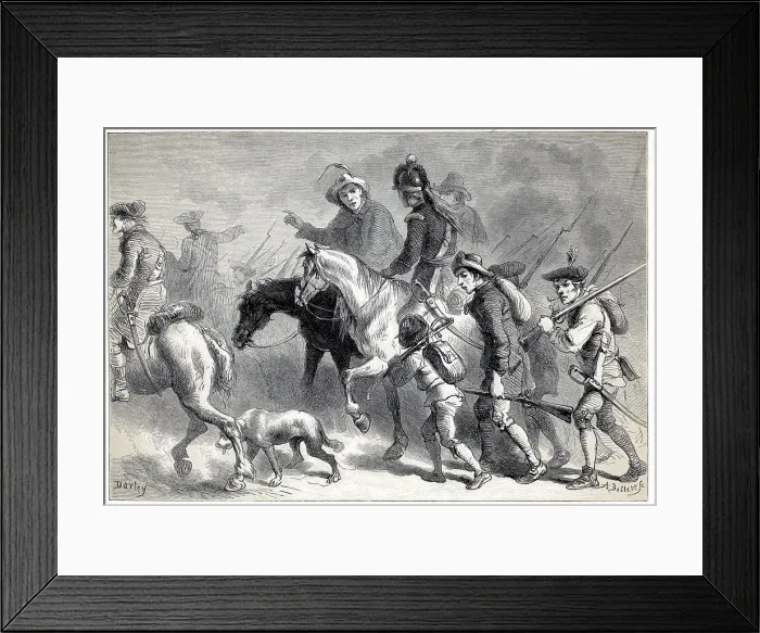 Framed Print : Uprising Of New England Yeomanry Framed Print : Uprising Of New England Yeomanry