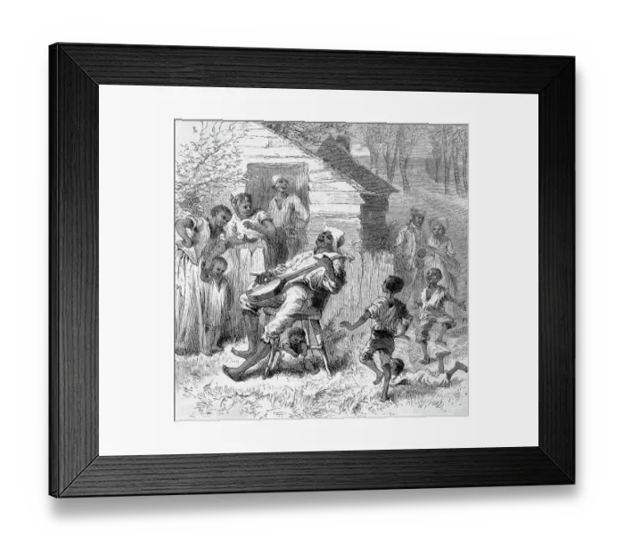 Framed Print : In Ole Virginny Illustration Framed Print : In Ole Virginny Illustration