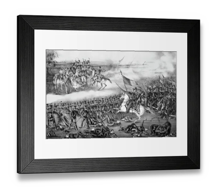 Framed Print : Mexican War, The Battle Of Buena Vista Framed Print : Mexican War, The Battle Of Buena Vista