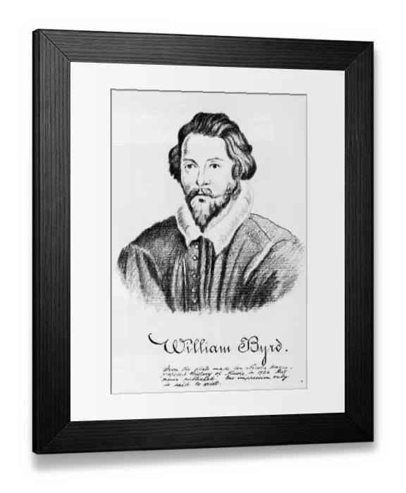 Framed Print : Portrait of William Byrd Framed Print : Portrait of William Byrd