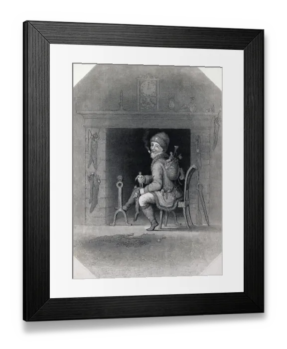 Framed Print : Oldest Known Depcition of Santa Claus Framed Print : Oldest Known Depcition of Santa Claus