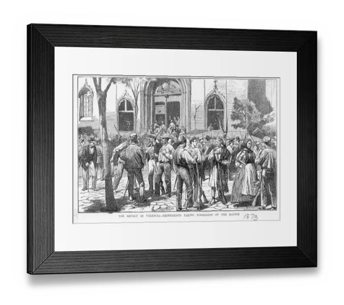 Framed Print : Federalists Take Possession of Bourse Framed Print : Federalists Take Possession of Bourse