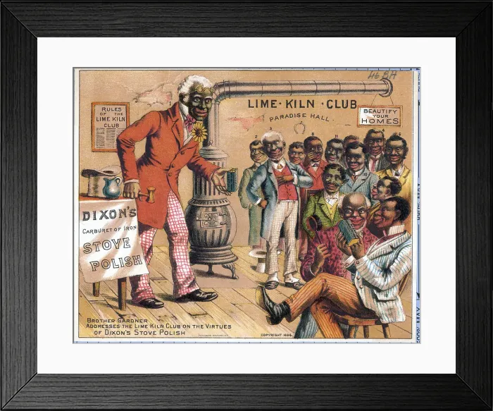 Framed Print : Illust.;Black Men In Meeting;Stove Polis Framed Print : Illust.;Black Men In Meeting;Stove Polis