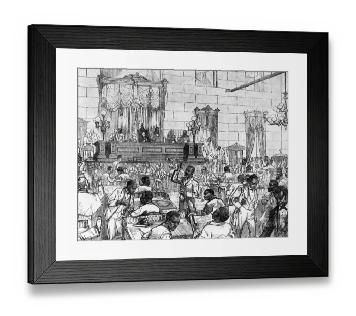 Framed Print : Meeting of Legislature Framed Print : Meeting of Legislature